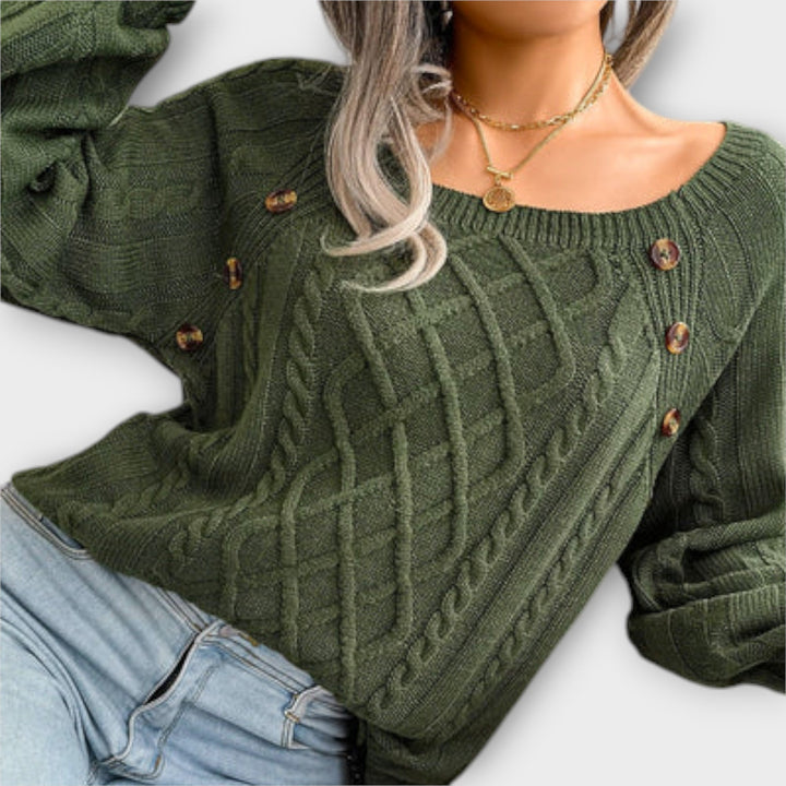 Malia | Maglione con bottoni
