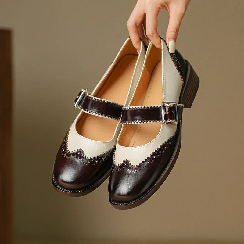 Miana| Leather Mary Janes