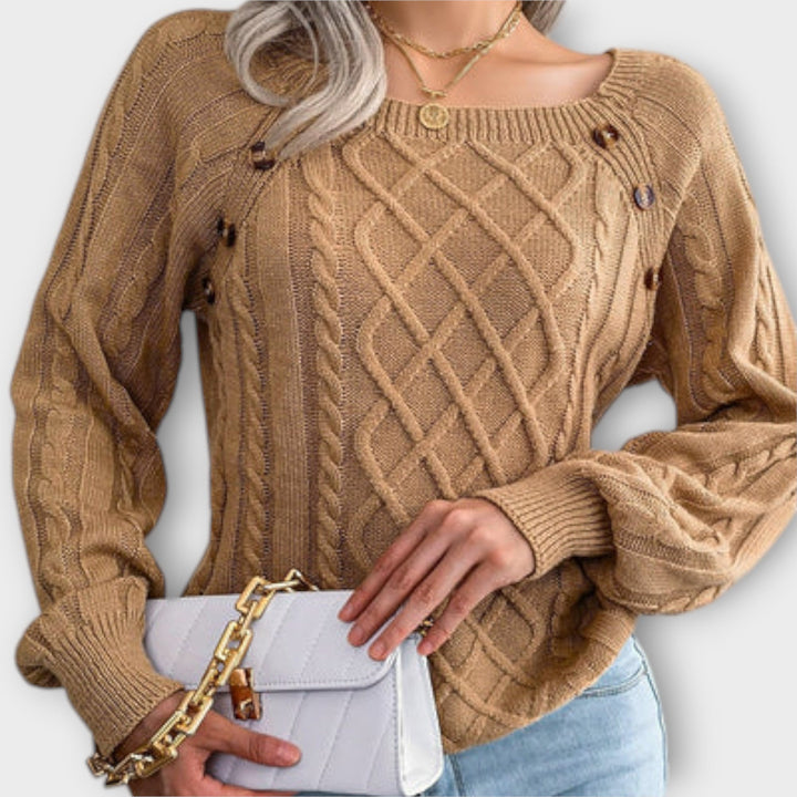 Malia | Maglione con bottoni