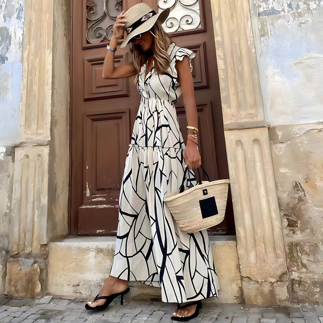 Maddie™ - Abito Elegante Moda con Stampa