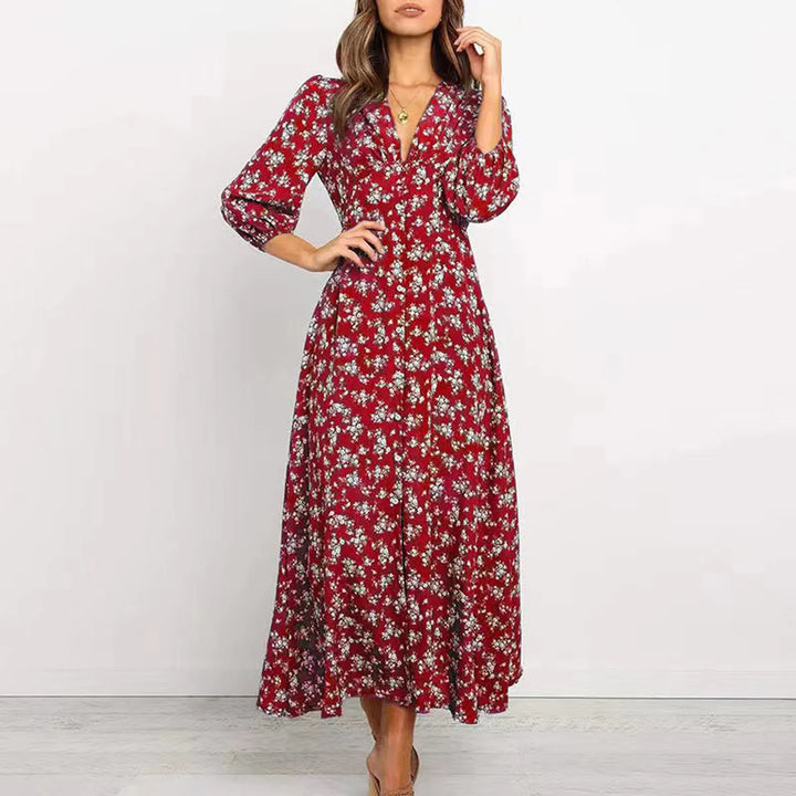 Melina | Elegante Abito Boho che Esalta la Tua Femminilità