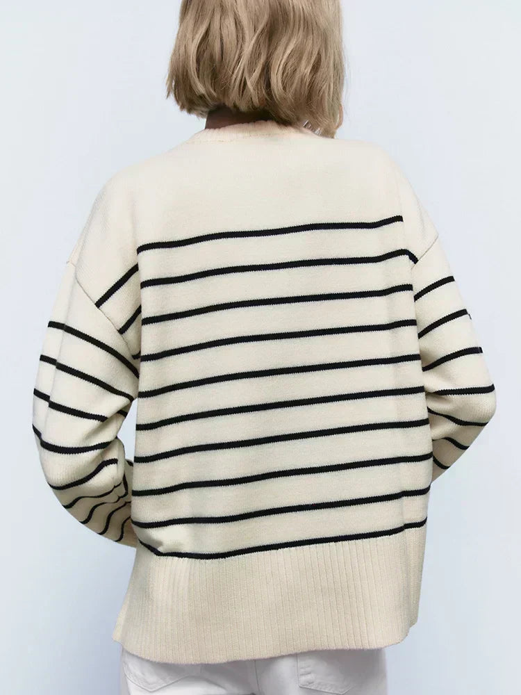 Louise | Maglione Striato Couture