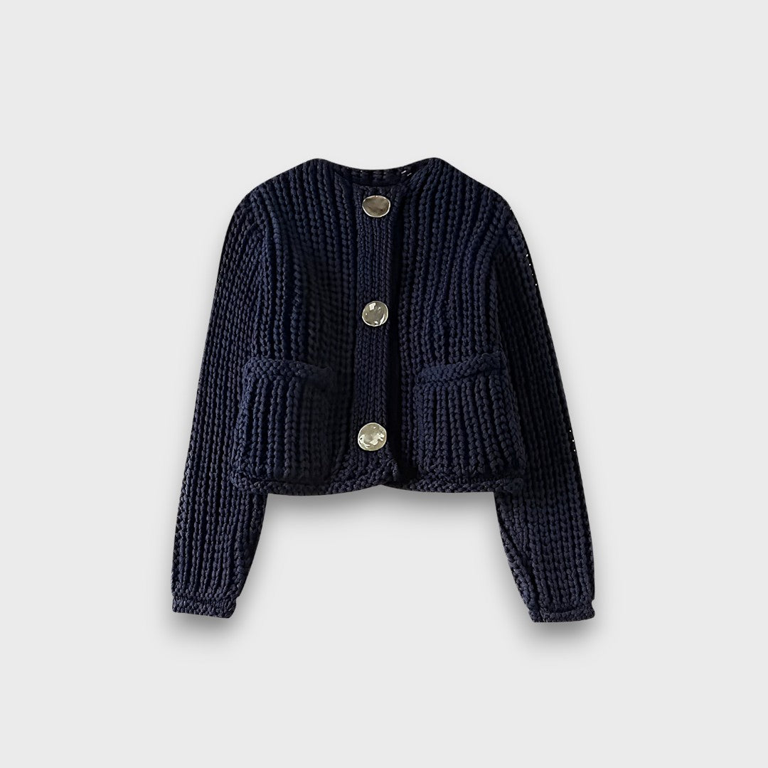 Moretta – Cardigan corto in maglia chunky