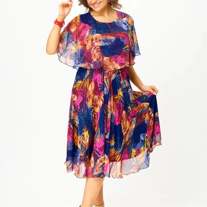 AYALA | Abito in chiffon elegante con taglio comodo e design distintivo