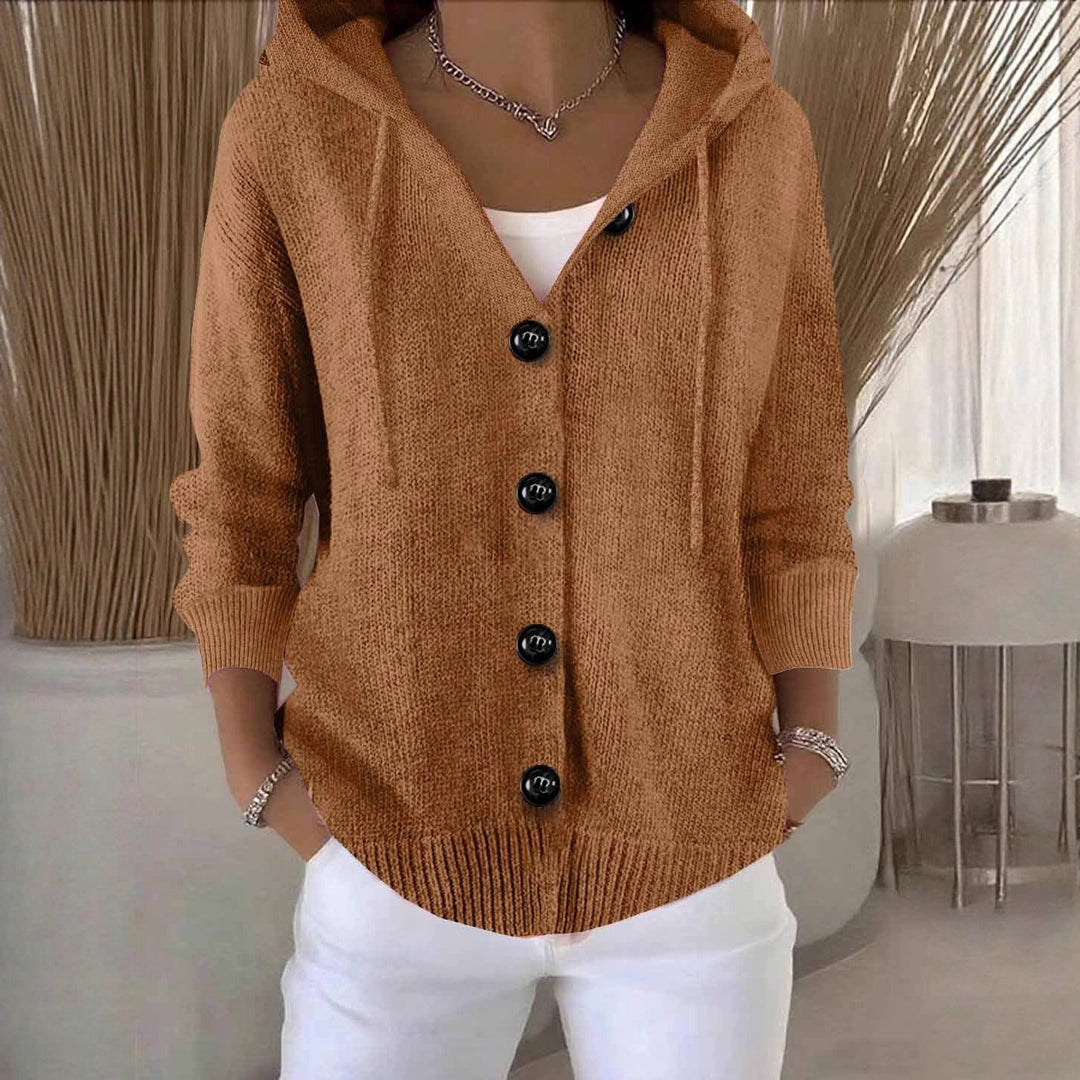 Clara | Cardigan in Maglia con Cappuccio