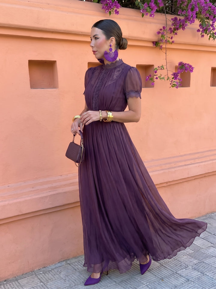 Ashley | Abito Lungo Vintage in Chiffon