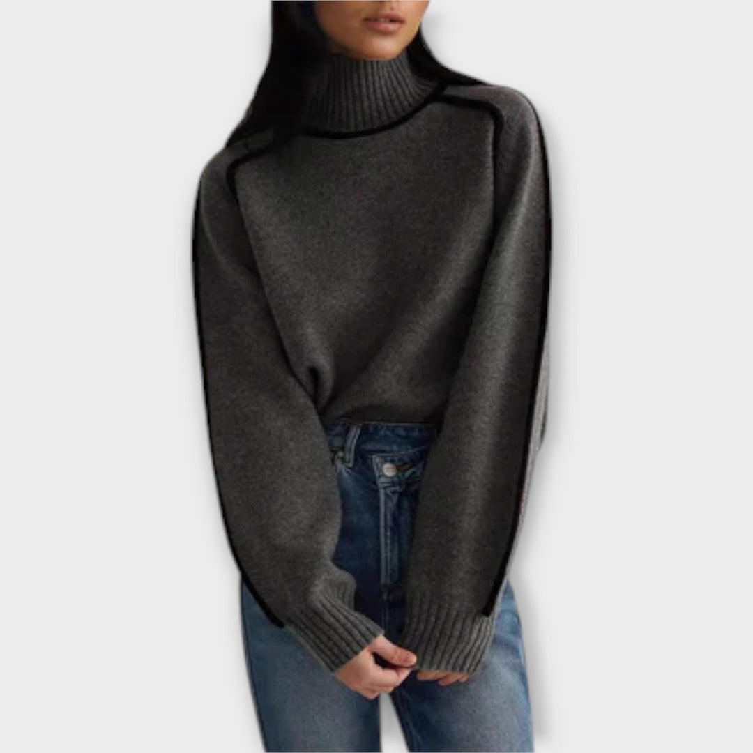 Emilie | Maglione a Collo Alto Morbido ed Elegante