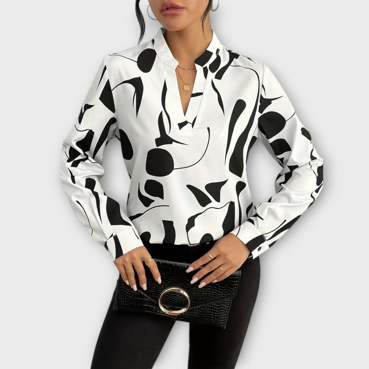 Lara™ Elegant Blouse With Design