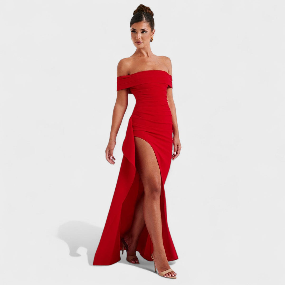 Joyce – Vestito Bardot Lungo