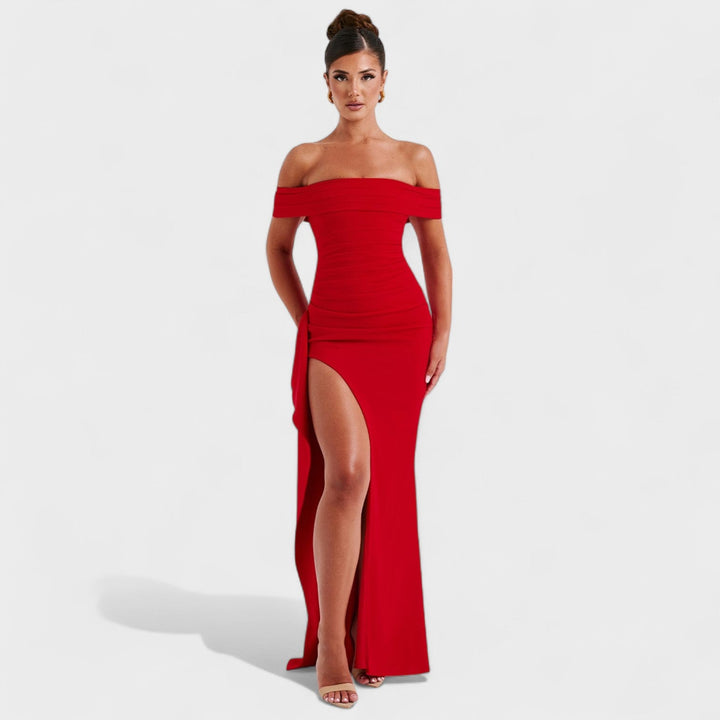 Joyce – Vestito Bardot Lungo