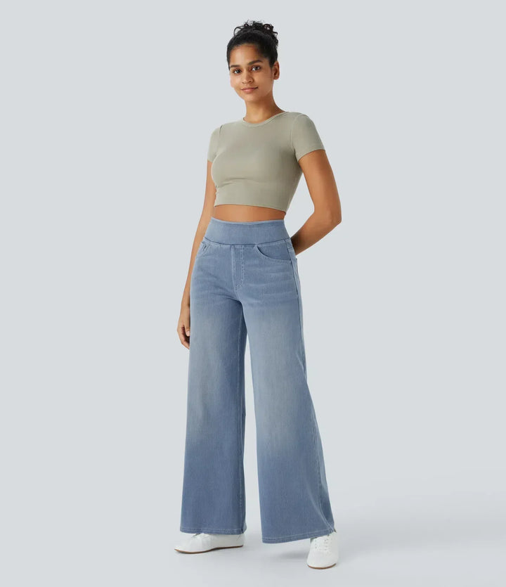 Evie™ | Pantaloni Elasticizzati Comodi con Vita Alta