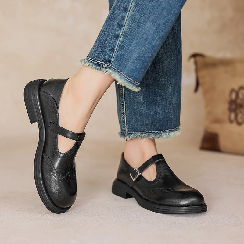Elvara | Eleganti Mary Jane in Pelle