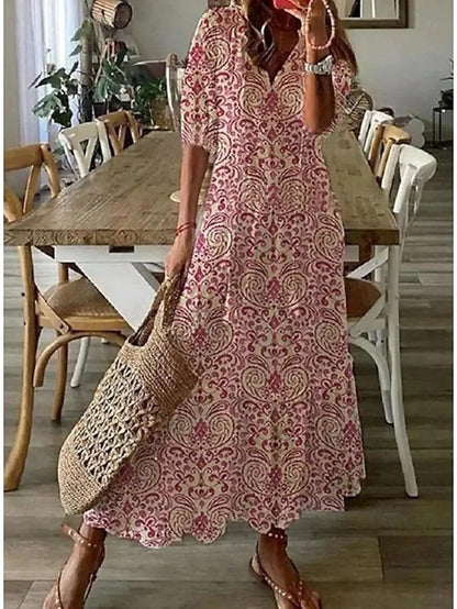 Dianna™ - Vestito Boho Elegante con Design per Coprire la Pancia e Comfort